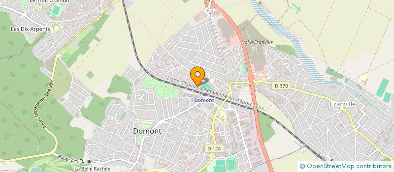 localisation de l'entreprise SCI JILIN  DOMONT