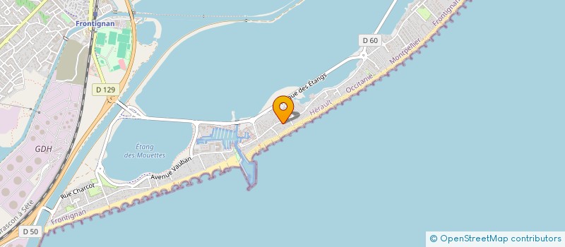 localisation de l'entreprise SCI JILONA à FRONTIGNAN