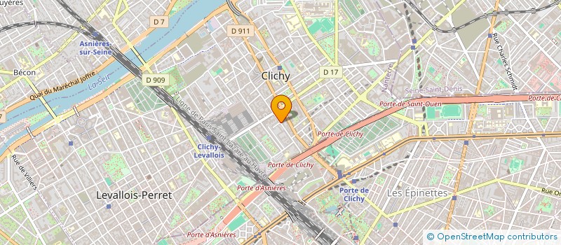 localisation de l'entreprise SCI JILS à CLICHY