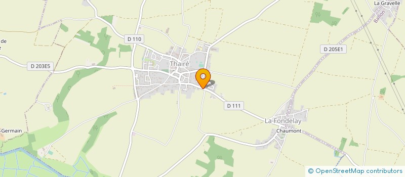 localisation de l'entreprise SCI JIM  THAIRE