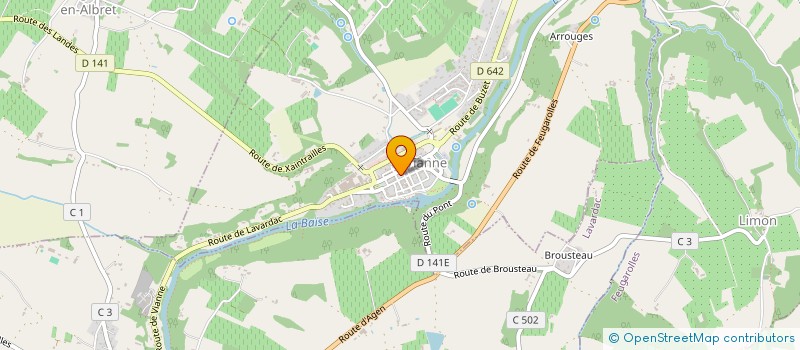 localisation de l'entreprise SCI JIMAG  VIANNE