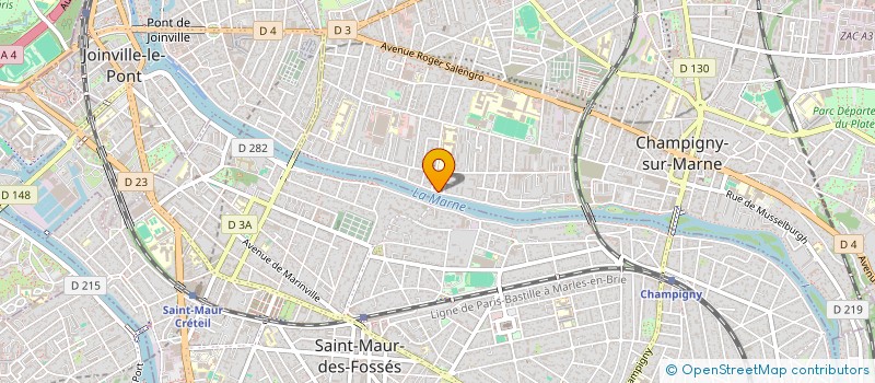 localisation de l'entreprise SCI JIMBLE & PICKYBLE  CHAMPIGNY-SUR-MARNE