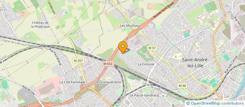 localisation de l'entreprise SCI JIMENEZ IMMOBILIER à LAMBERSART