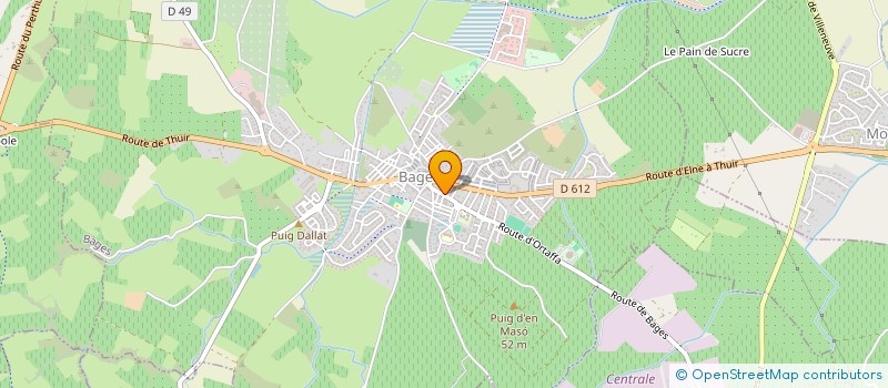 localisation de l'entreprise SCI JIMENEZ-OUSTRIC à BAGES