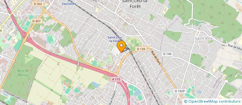 localisation de l'entreprise SCI JIMI  SAINT-LEU-LA-FORET