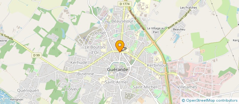 localisation de l'entreprise SCI JIMIVES  GUERANDE