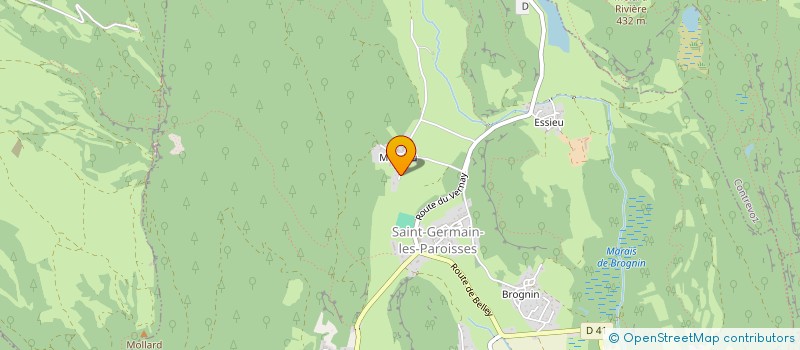 localisation de l'entreprise SCI JIMMILY  SAINT-GERMAIN-LES-PAROISSES