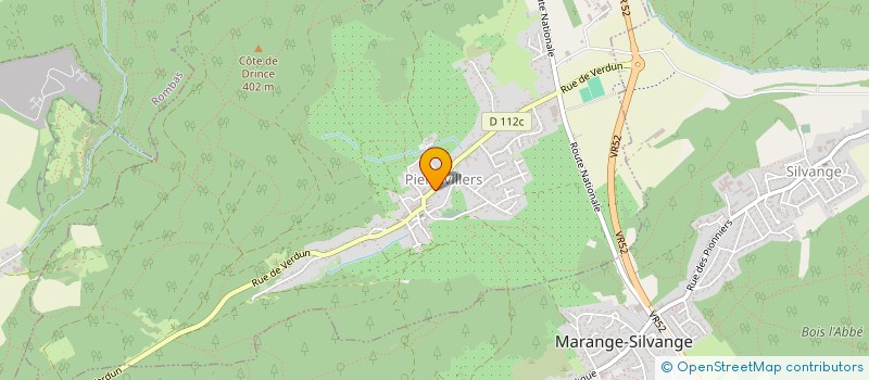 localisation de l'entreprise SCI JIMMY  PIERREVILLERS