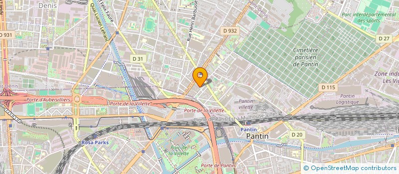 localisation de l'entreprise SCI JIMMY  PANTIN
