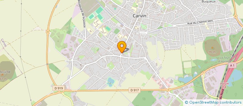 localisation de l'entreprise SCI JIMS  CARVIN