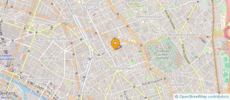 localisation de l'entreprise SCI JIMS  PARIS