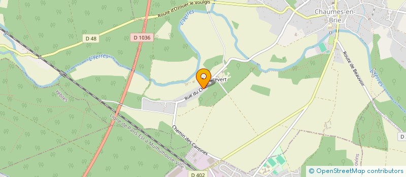 localisation de l'entreprise SCI JIMS  CHAUMES-EN-BRIE