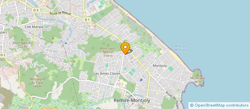 localisation de l'entreprise SCI JIN FU  REMIRE MONTJOLY