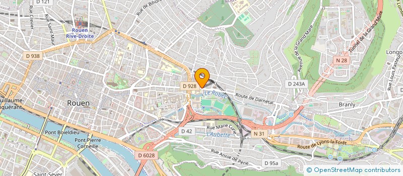 localisation de l'entreprise SCI JIN SHENG  ROUEN