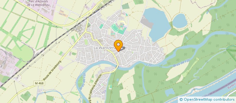 localisation de l'entreprise SCI JINA  LA WANTZENAU