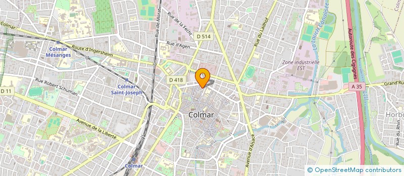 localisation de l'entreprise SCI JING CHENG  COLMAR