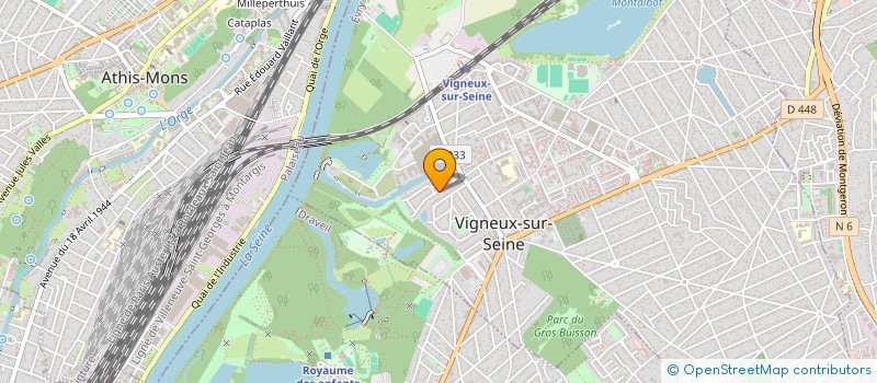 localisation de l'entreprise SCI JINXIU à VIGNEUX-SUR-SEINE