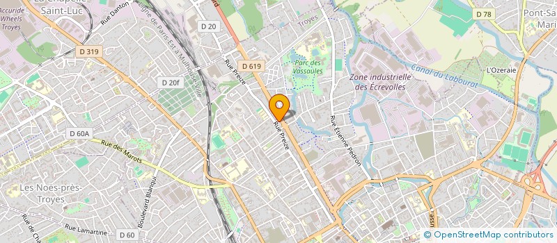 localisation de l'entreprise SCI JINYAV  TROYES