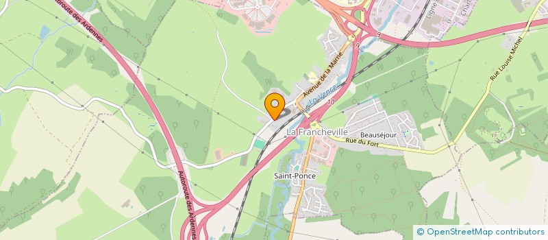 localisation de l'entreprise SCI JIP  LA FRANCHEVILLE