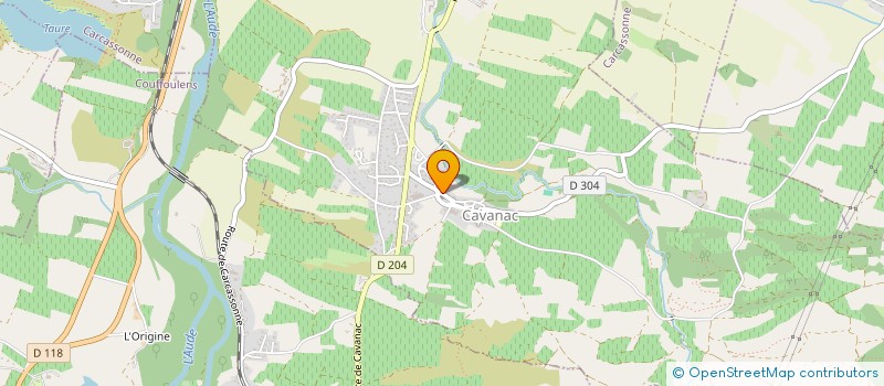 localisation de l'entreprise SCI JIPEL  CAVANAC