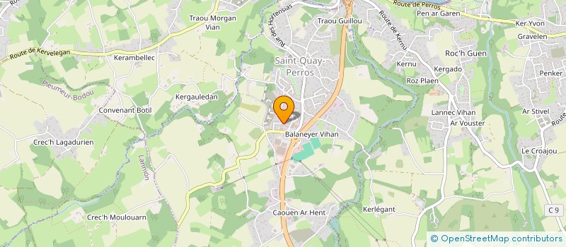 localisation de l'entreprise SCI JIPY  SAINT-QUAY-PERROS