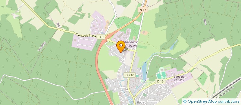 localisation de l'entreprise SCI JIRA  RIOZ