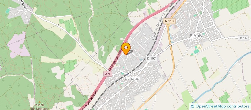 localisation de l'entreprise SCI JIRAYA  UCHAUD