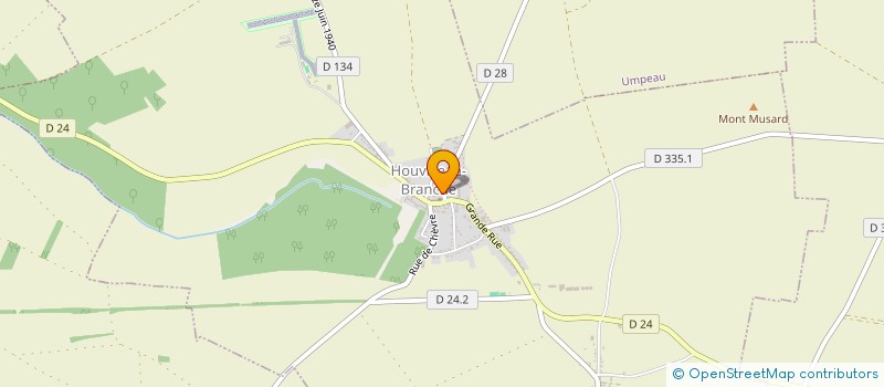 localisation de l'entreprise SCI JIS 2954 à HOUVILLE-LA-BRANCHE