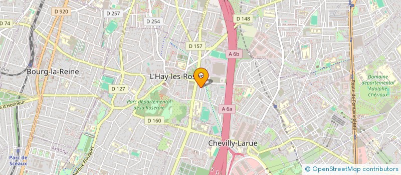 localisation de l'entreprise SCI JISAVIER  L'HAY-LES-ROSES