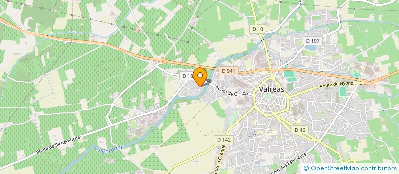 localisation de l'entreprise SCI JISCA à VALREAS