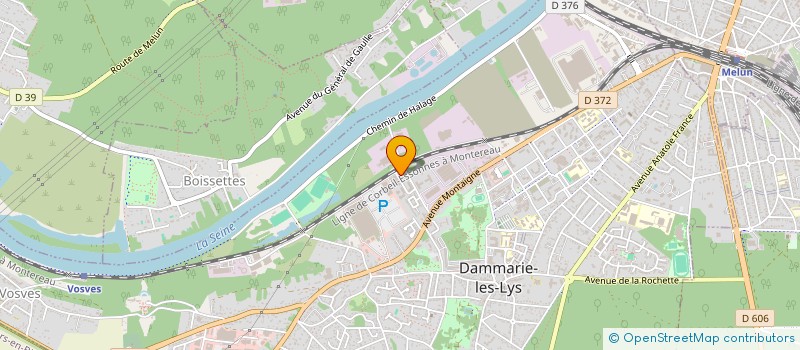 localisation de l'entreprise SCI JISOTO à DAMMARIE-LES-LYS