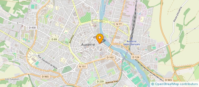localisation de l'entreprise SCI JISSKANEGOUYOU à AUXERRE