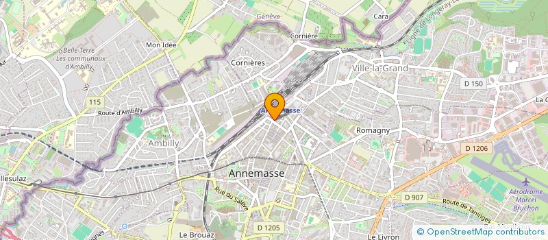 localisation de l'entreprise SCI JITO à ANNEMASSE