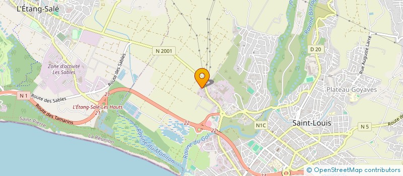 localisation de l'entreprise SCI JIVATI  SAINT-LOUIS