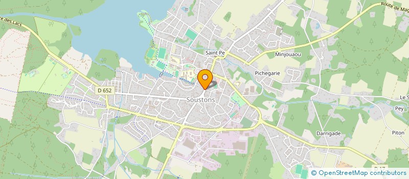 localisation de l'entreprise SCI JIVI  SOUSTONS