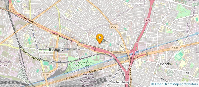 localisation de l'entreprise SCI JIXIANG  BOBIGNY