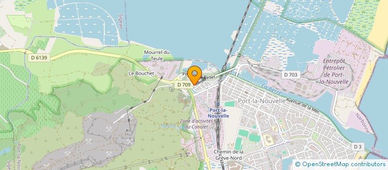 localisation de l'entreprise SCI JIZA  PORT-LA-NOUVELLE