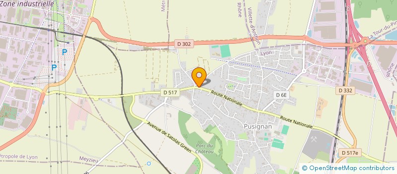 localisation de l'entreprise SCI JJ  PUSIGNAN