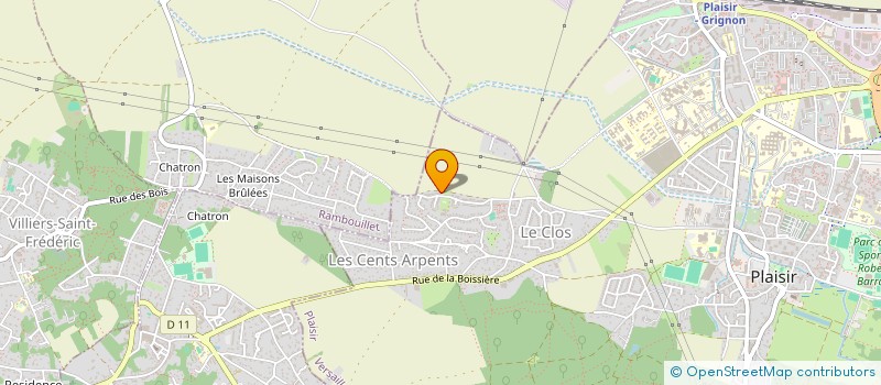 localisation de l'entreprise SCI JJ&G  PLAISIR