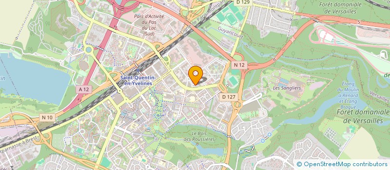 localisation de l'entreprise SCI JJ1 PARIZOT  GUYANCOURT