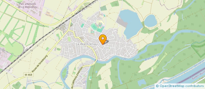 localisation de l'entreprise SCI JJA  LA WANTZENAU