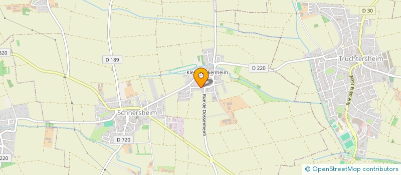 localisation de l'entreprise SCI JJA  SCHNERSHEIM