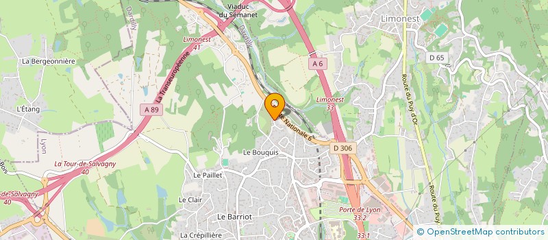 localisation de l'entreprise SCI JJB  DARDILLY