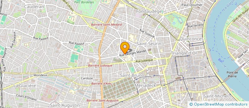 localisation de l'entreprise SCI JJBB  BORDEAUX