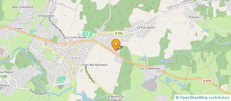 localisation de l'entreprise SCI JJBLMP à FEYTIAT