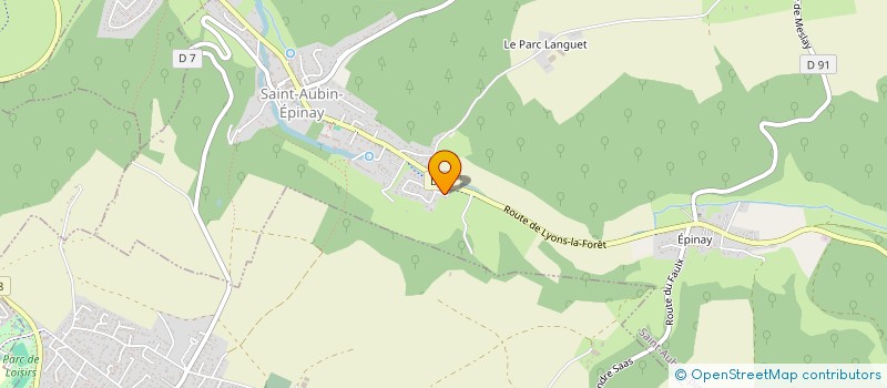 localisation de l'entreprise SCI JJBP  SAINT-AUBIN-EPINAY