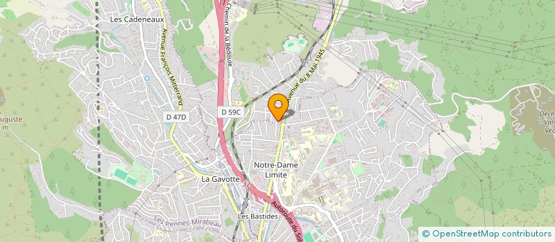 localisation de l'entreprise SCI JJC à SEPTEMES-LES-VALLONS