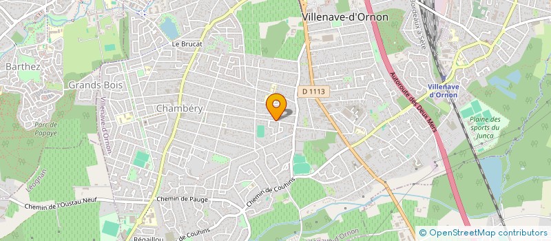 localisation de l'entreprise SCI JJC  VILLENAVE-D'ORNON