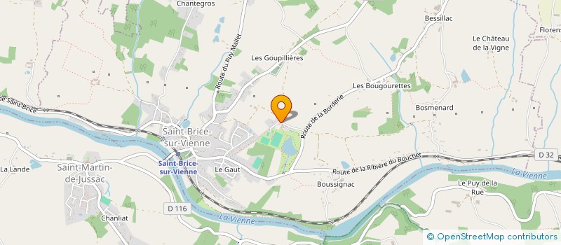 localisation de l'entreprise SCI JJC  SAINT-BRICE-SUR-VIENNE