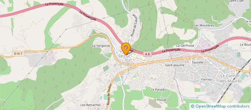 localisation de l'entreprise SCI JJCR  LE LUC